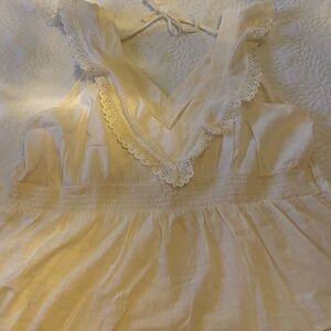 Old Navy cream boho style top